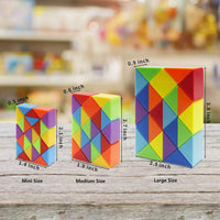 30 Pack Medium Snake Cube Fidget Toys Stocking Stuffers for Kids – Fun for Kids & Family - Rainbow 30pcs - image 2