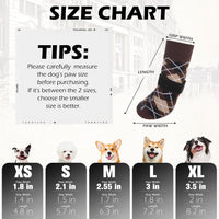 EXPAWLORER Dog Socks to Prevent Licking Paws - Large / Brown - image 2