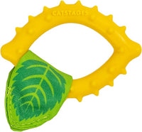 Catstages Dental Lemon Teether, Soft and Textured Cat Chew Toy, Catnip Oil Coating, Yellow