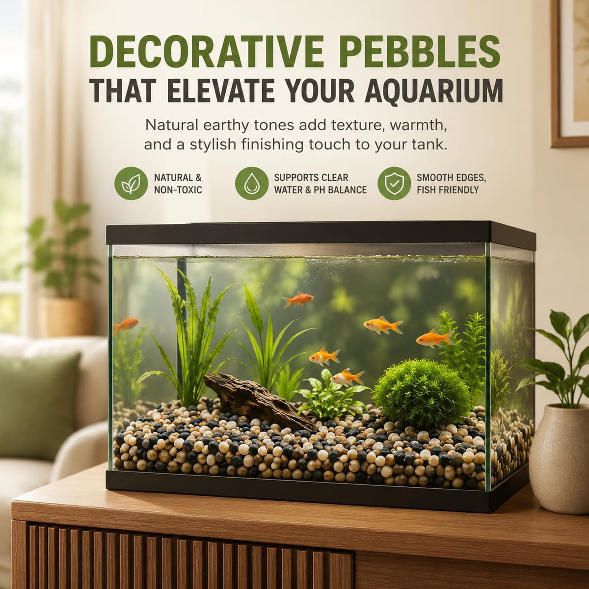 NUPICK 6 lb Aquarium Gravel - 12 lb - image 3