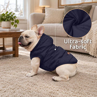 Vecomfy Warm Dog Coats with Hoodie - X-Large / Blue - image 4