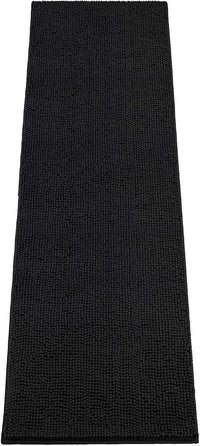 Absorbent Dog Door Mat for Muddy Paws - 72"L x 24"W x 1" Th / Black