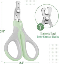 Mr. Pen, Cat Nail Clipper, Stainless Steel - Grey/Tea Green - image 2