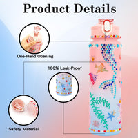 OZOSHINE decorate your own water bottle kit for girls with gem stickers and gift box - view 5