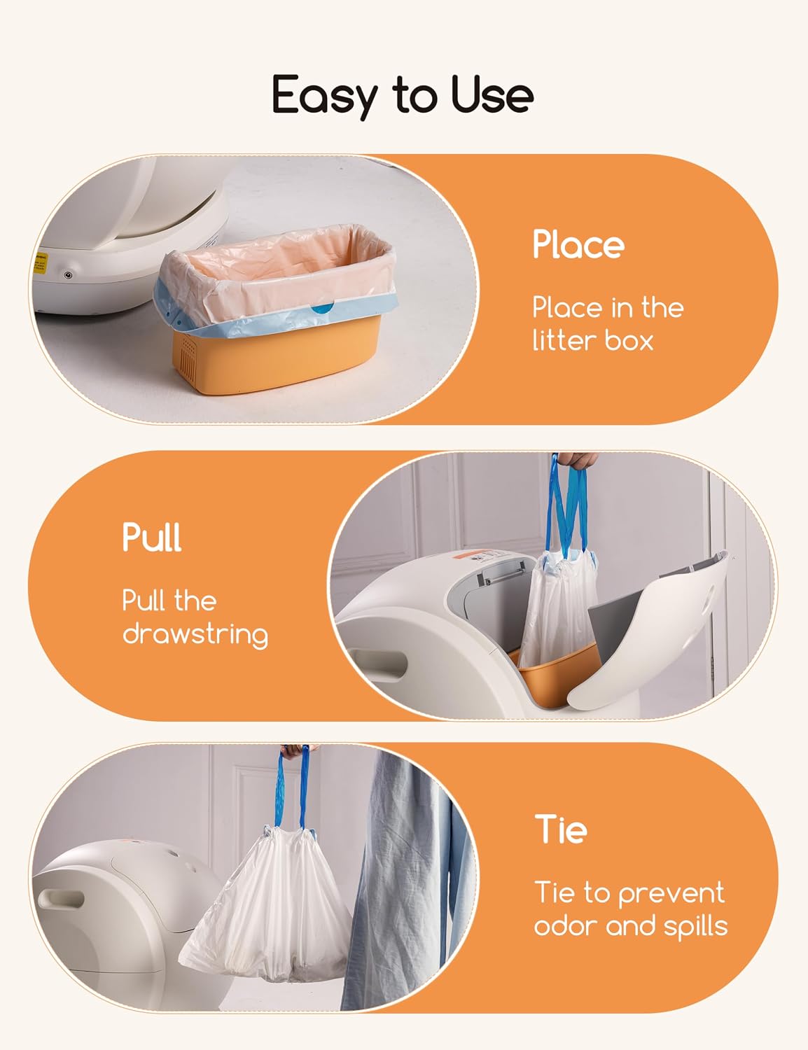 Meowant Cat Litter Box Liners for Automatic Cat Litter Box - 6 - image 3