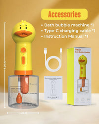 Electric Dog Shampoo Dispenser Dog Shampoo Sprayer Duck Shampoo - Yellow - image 2