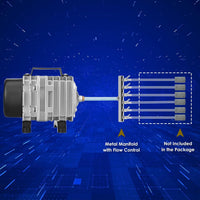 Aquarium Air Pump with Aluminum Housing - 1250GPH-45W - image 2