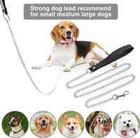 Chain Heavy Duty Metal Dog Leash - 5FTx3mm (20-100 lbs) - image 4