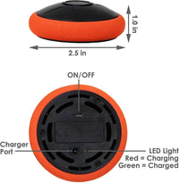 Rechargeable Hover Air Hockey Puck and Paddles - red - image 3
