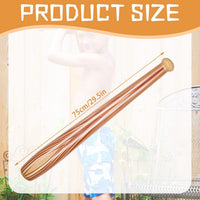 Sotiff inflatable baseball bats, 6-pack of 29.5 inch blow up bats in Wood color - view 4