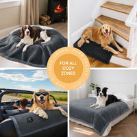 Luciphia Waterproof Pet Blanket - L (65" x57") / Grey - image 2