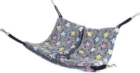 Niteangel Hanging Hammock Nap Sack Swing Bag Pet Sleeper for Ferret - Blue / Stars - image 3