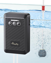 Pawfly Aquarium Lithium Battery Powered Air Pump USB Rechargeable - 10 to 60 Gal（3 W）