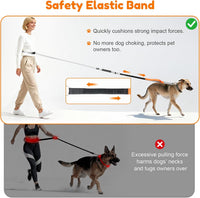 XiaZ Hands Free Dog Leash, Versatile Crossbody Dog Leash - Gray - image 4