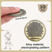 Nosiny 10 piece armor of God prayer coins in classic style alloy metal - view 36