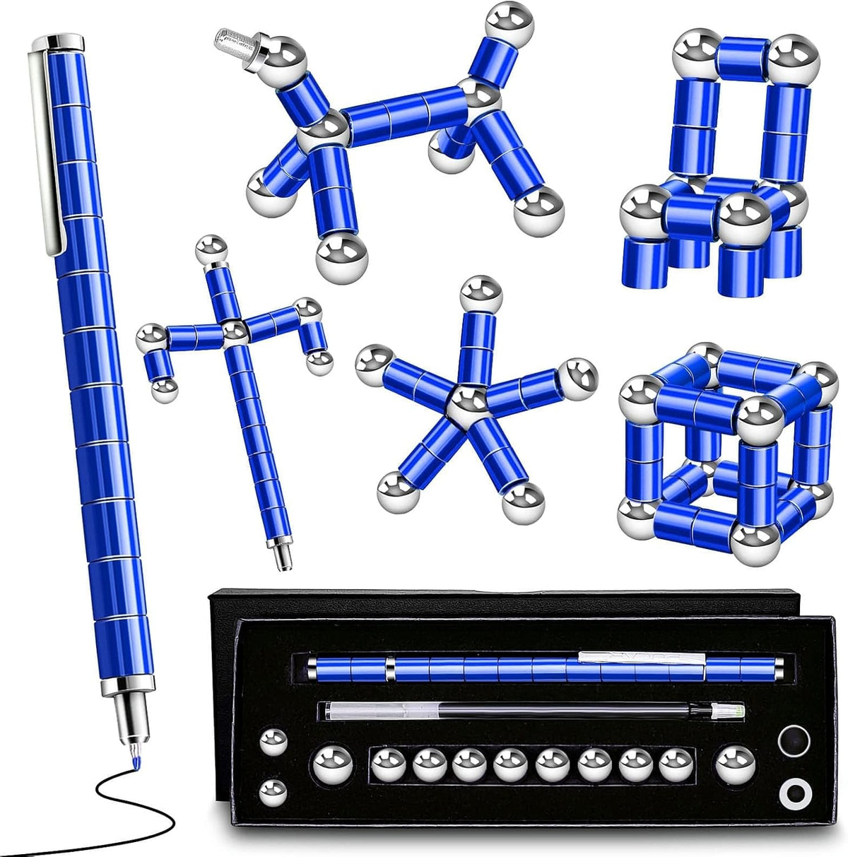 Fidget Gel Pen Gifts for Teens - Blue