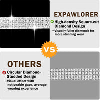 2 Pack Soft Velvet Safe Bling Diamond Cat Collars with Bells – Essentials for Cats - Black / 7"-9" For Cats - image 4