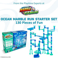 Marble Genius Marble Run Starter Set STEM Toy for Kids Ages 4-12 – Fun for Kids & Family - Ocean - image 2