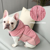 Warm Fleece Dog Hoodie for Small Dogs, Winter Puppy Coats - Pink / X-Small - image 3