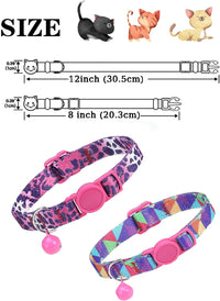 SOLMOONY Cute Cat Collar for Girl Boy - Leopard Print - image 4