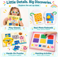 TOYVENTIVE learning toys set for 2 year olds with books, puzzles and matching games - view 16