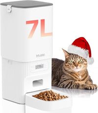 Automatic Dog Feeder with Elevated Stand - White / Basic without Stand