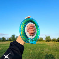 Simxkai Kite Line Winder – Beginner-Friendly Spool with Easy-Grip Handle – Fun for Kids & Family - 7.2in with 650ft / Crystal Blue - image 3