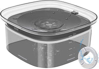 UPSKY 4L Dog Water Bowl No Spill Large Capacity Slow Drinking Water - 4 L / I-Black