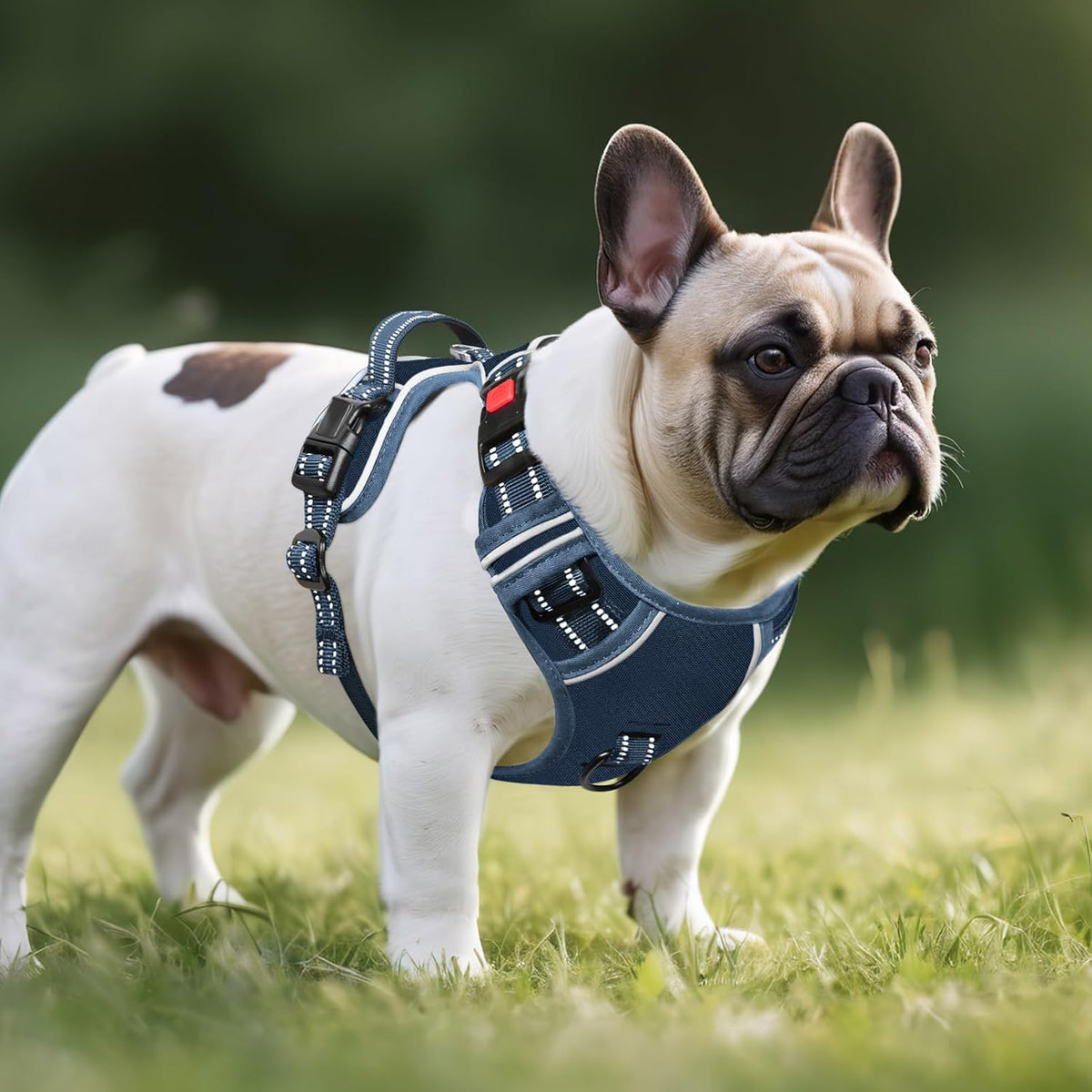 Timos Dog Harness, No Pull Large Sized with 3 Buckles - Medium / Lock Royal Blue - image 3