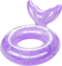 HeySplash Pool Floats Kids, Inflatable Swimming Rings – Fun for Kids & Family - C-Mermaid-Purple