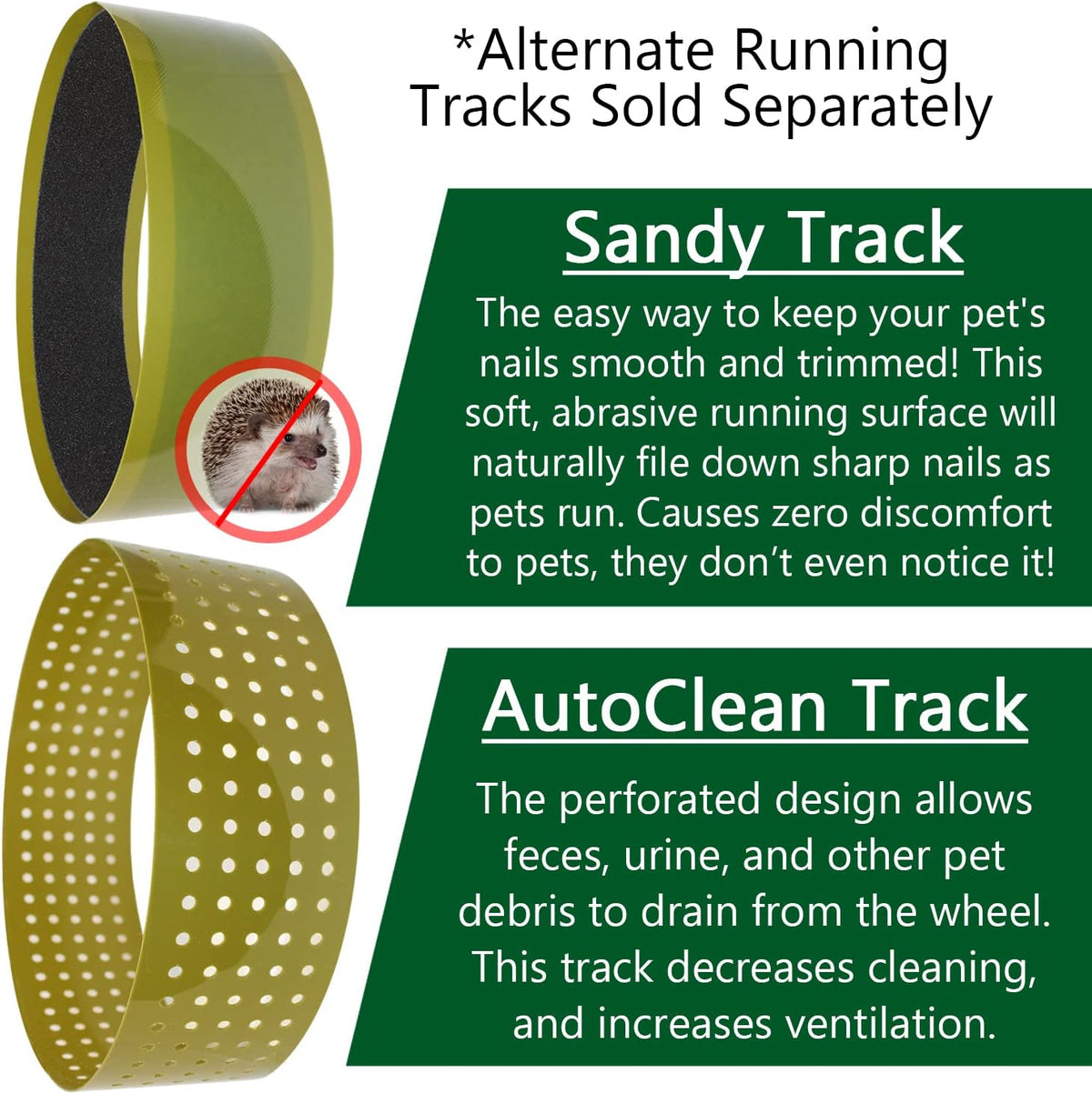 Sandy Track, for Orange Silent Runner 12" Regular - Green - image 4