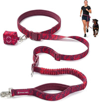 Spark Paws Hands Free Dog Leash - Fuchsia Camo