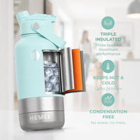 32 oz. Dog Water Bottle, Insulated Dog Travel Water Bottle - Light Blue / 32 oz - image 3