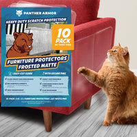 Panther Armor Cat Furniture Protector - Matte (1-Side Furniture Protector) / 10 Sheets