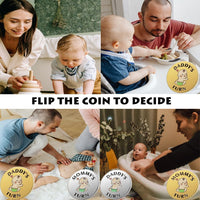Vichona new parent decision coin reading Mommy's Turn and Daddy's Turn - view 14