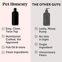 Omega 3 Fish Oil Supplement for Dogs & Cats (32oz), Wild Caught Omega 3 Fish Oil for Skin and Coat Health, Supports Shedding, Skin & Coat, Immunity, Joint, Brain & Heart, EPA + DHA