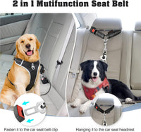 Chew Proof Dog Car Seat Belt - Black(Detachable) / 1 Pack - image 4