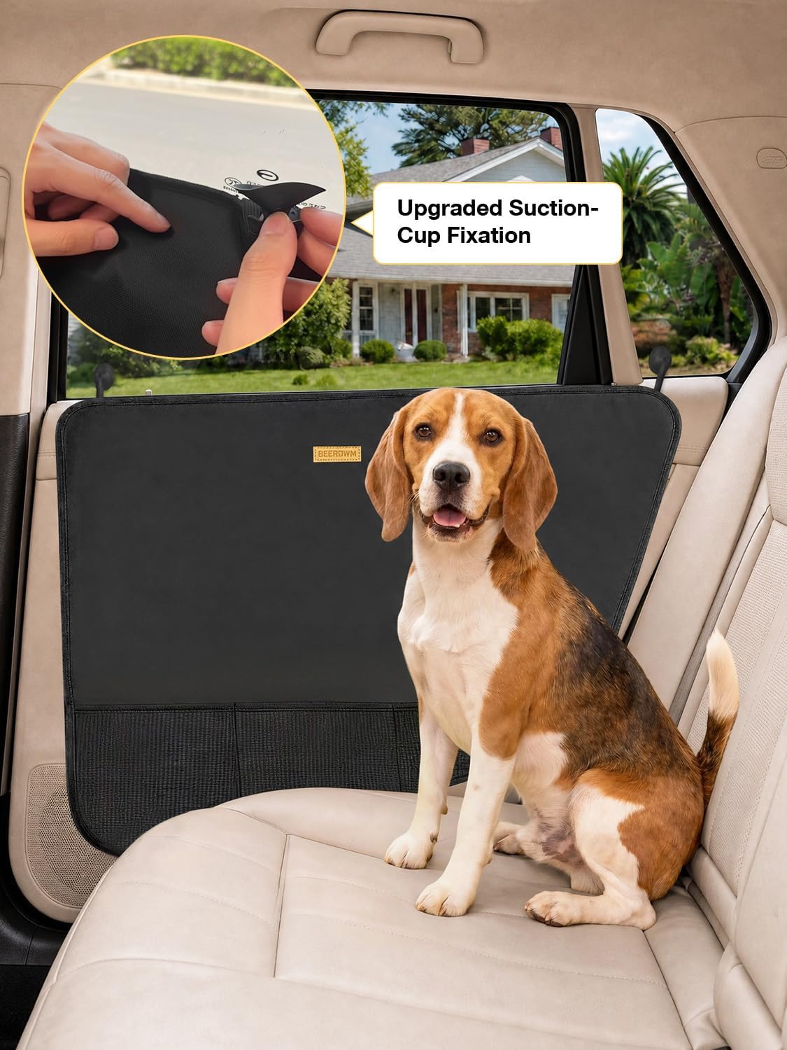2 Packs Dog Car Travel Accessories - Black-A - image 2