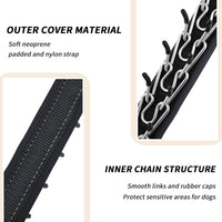 Martingale No Pull Dog Collar for Large Medium Small Dogs - M (15"-23" Neck, 1.5" Wide) / Black Black - image 2