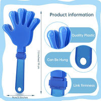 ZCYSRLQIN 12 pack hot pink plastic hand clappers noisemakers, 7.5 inch - view 34