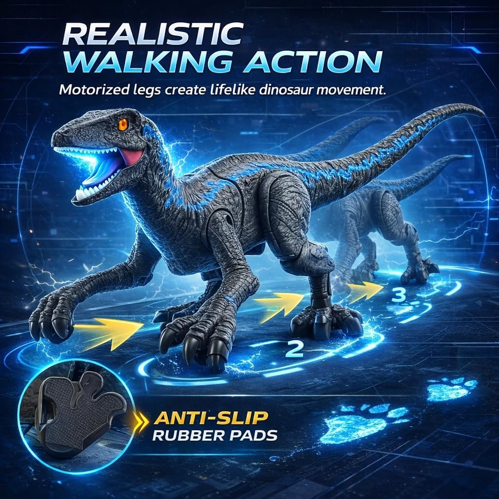Liberty Imports Walking Dragon Toy - Velociraptor - image 2