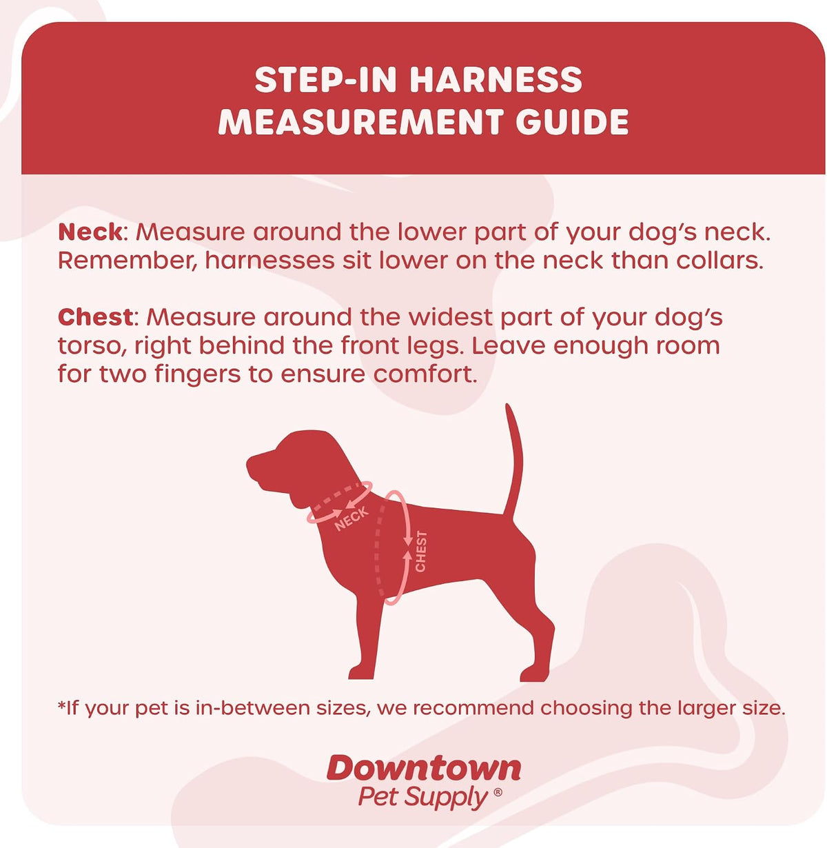 Downtown Pet Supply Step in Dog Harness for Teacup Dogs & Cats No Pull - Large / Red - image 2