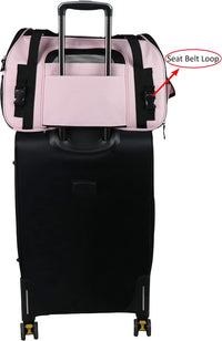 EliteField Soft-Sided Pet Carrier for Cats & Small Dogs – Essentials for Dogs - 17.0"L x 9.0"W x 12.0"H / Pink - image 2