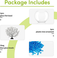 hygger Mini Glass Oblate Fish Bowl Kit - image 2