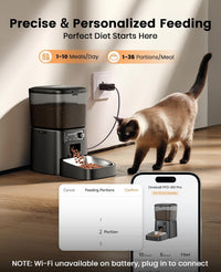 oneisall 2.4 GHz Wi-Fi Automatic Cat Feeder - image 3