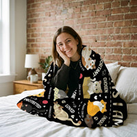 Cat Throw Blanket with Bible Verse, Thoughtful Christian Gifts - Bible-cat / 40"x50" - image 4