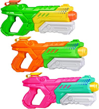Quanquer 3 Pack Water Guns for Kids Adults - Green Orange Pink