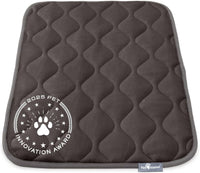 Paw Inspired Washable Padded Crate Mats for Dogs - 30 Inch / Gray
