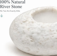 Natural River Stone Plant Weights for Aquarium - 1.2″ Hole 6pcs - image 4