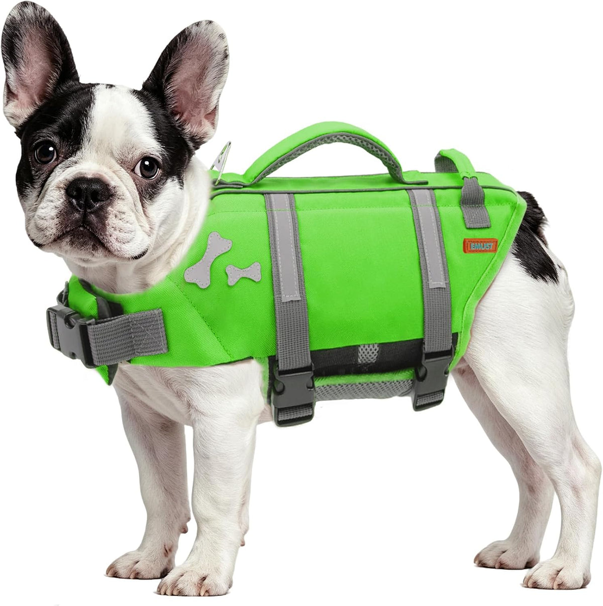 EMUST Dog Life Jacket, Waterproof, Breathable - S / NewGreen